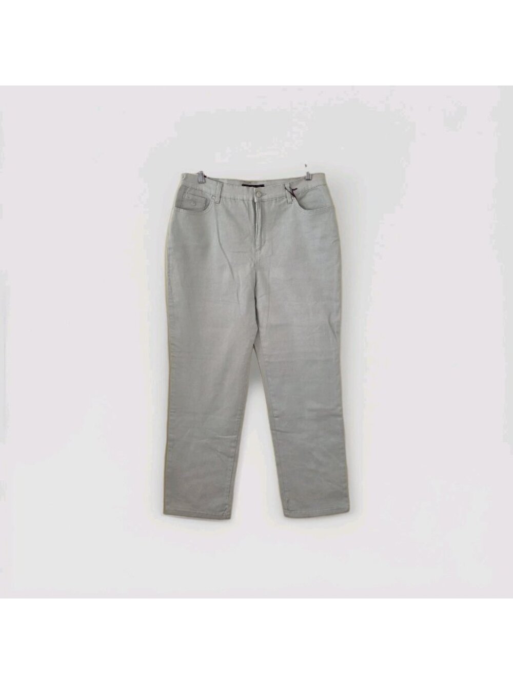 Gloria Vanderbild Amanda Jeans Womens 14 Short Sage Slimming Cotton Stretch NWT
